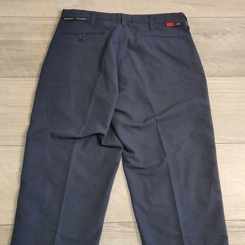 🔥Workrite FR Nomex 2112 Flame‑Resistant Pants Men's Navy 33×31 CAT 1 ATPV 7.0
